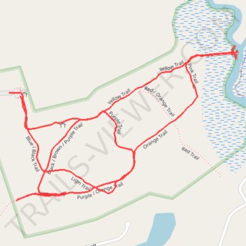 Latham-Whitehurst Nature Park Trails trail, distance, elevation, map, profile, GPS track