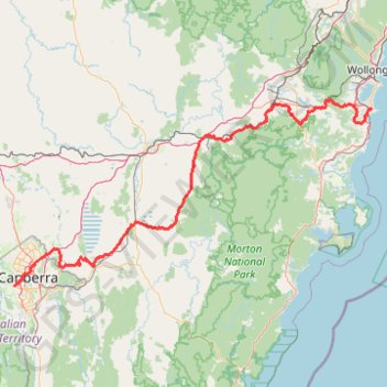 Shell Cove - Duffy trail, distance, elevation, map, profile, GPS track