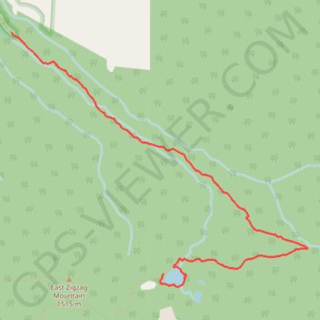 Burnt Lake Trail in Mount Hood National Forest trail, distance, elevation, map, profile, GPS track