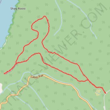 Skyline Loop Trail in Cape Breton Highlands National Park trail, distance, elevation, map, profile, GPS track