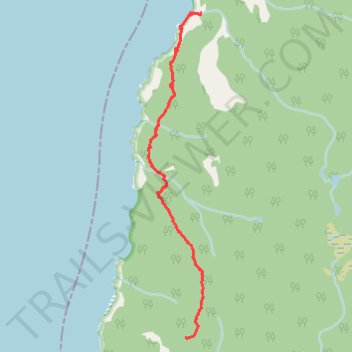 Jajiktek Seawall Trail - Day 2 trail, distance, elevation, map, profile, GPS track
