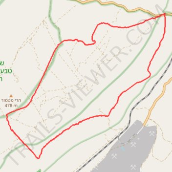 Yeruham Crater - Karbolet trail, distance, elevation, map, profile, GPS track
