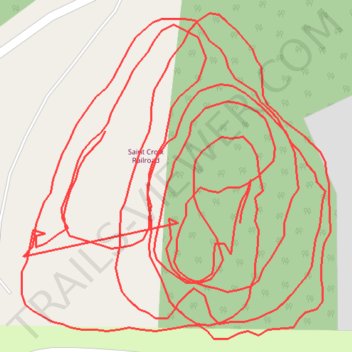 Saint Croix Railroad trail, distance, elevation, map, profile, GPS track