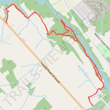 Mississippi Valley Trail - ART and Naismith Sections trail, distance, elevation, map, profile, GPS track
