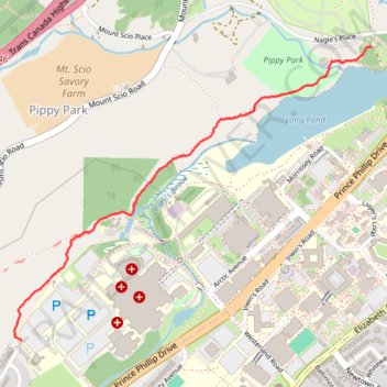 Long Pond Trail trail, distance, elevation, map, profile, GPS track