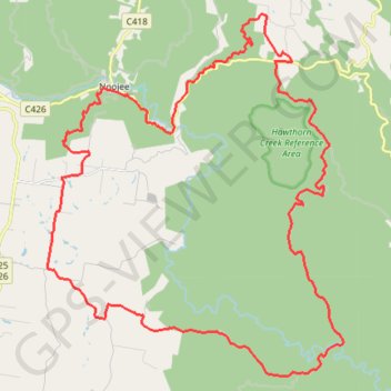 Noojee - Vesper - Neerim East - Noojee trail, distance, elevation, map, profile, GPS track