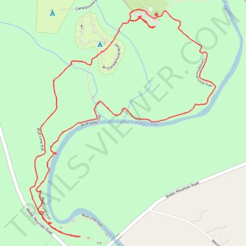 Bluff Loop Trail trail, distance, elevation, map, profile, GPS track