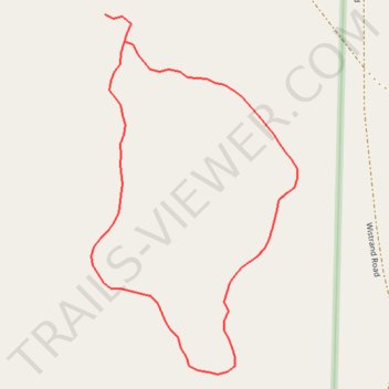 Birch Point Nature Preserve South Loop trail, distance, elevation, map, profile, GPS track