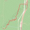 Tall Trees Trail to Hollow Cedar trail, distance, elevation, map, profile, GPS track