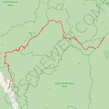 Moroka Camp trail, distance, elevation, map, profile, GPS track