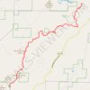 Pinhoti Trail between County Road 24 Trailhead and Blue Mountain Shelter trail, distance, elevation, map, profile, GPS track
