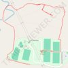 Blanchard Woods Park loop trail, distance, elevation, map, profile, GPS track