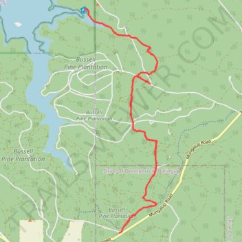 Wilman Bilya trail collie near South east side trail, distance, elevation, map, profile, GPS track
