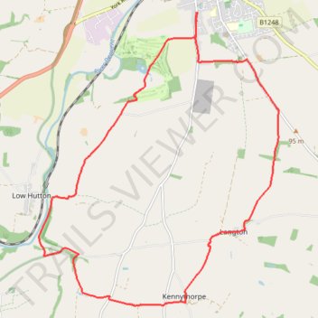 Derwent Kennythorpe Loop trail, distance, elevation, map, profile, GPS track