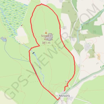 Minions - Stowe's Hill trail, distance, elevation, map, profile, GPS track