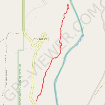 Vista Verde Viewpoint trail, distance, elevation, map, profile, GPS track