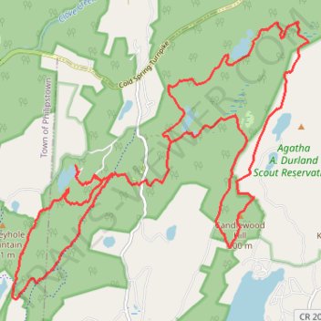 Fabulous Fahnestock Trail 25k trail, distance, elevation, map, profile, GPS track
