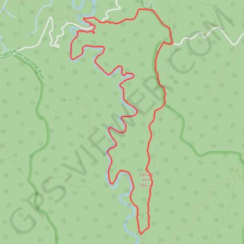 Lerderderg River - Western Plains trail, distance, elevation, map, profile, GPS track