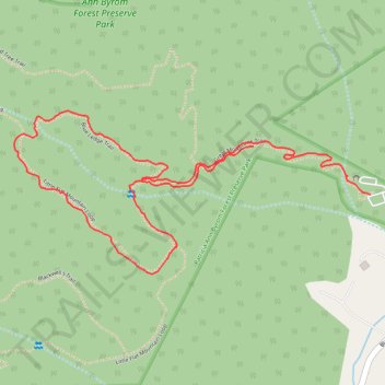 Patricia Ann Byrom Forest Preserve Park trail, distance, elevation, map, profile, GPS track