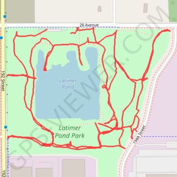 Latimer Pond trail, distance, elevation, map, profile, GPS track