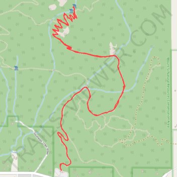 Teneriffe Falls Trail trail, distance, elevation, map, profile, GPS track