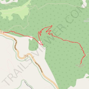 Deer Mountain Trail in Rocky Mountain National Park trail, distance, elevation, map, profile, GPS track