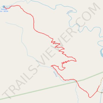 Thomas Hut via Bridle Path trail, distance, elevation, map, profile, GPS track