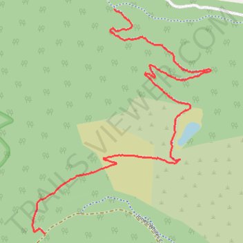 Dry Pond Trail trail, distance, elevation, map, profile, GPS track