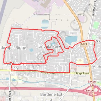 Bicycle trail, distance, elevation, map, profile, GPS track