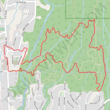 Silver Valley connector off Silver Knoll trail, distance, elevation, map, profile, GPS track