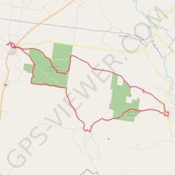 Pratten - Leyburn trail, distance, elevation, map, profile, GPS track
