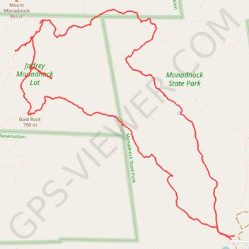 Lost Paradise Valley Loop Trail trail, distance, elevation, map, profile, GPS track