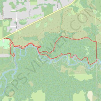 Little Big Econ State Forest Loop trail, distance, elevation, map, profile, GPS track