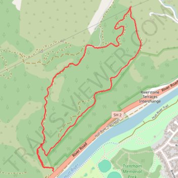 Western hills loop walk trail, distance, elevation, map, profile, GPS track