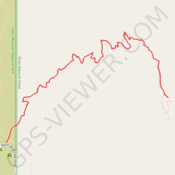 Wind Cave trail, distance, elevation, map, profile, GPS track