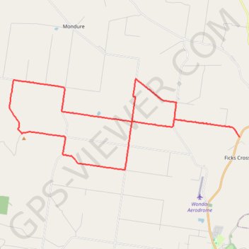 Ficks Crossing to Mount McEuen Queensland trail, distance, elevation, map, profile, GPS track