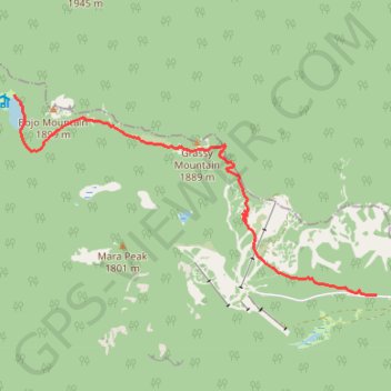 Poland Lake trail, distance, elevation, map, profile, GPS track