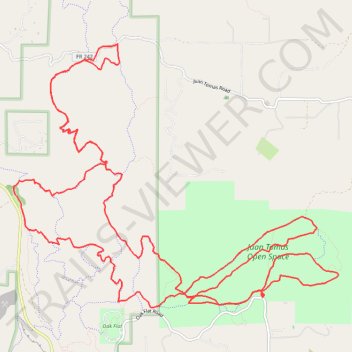 Pine Flats trail, distance, elevation, map, profile, GPS track
