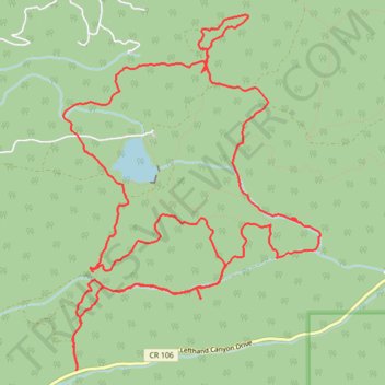 Running trail, distance, elevation, map, profile, GPS track