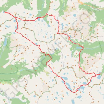 Carros de foc ok trail, distance, elevation, map, profile, GPS track
