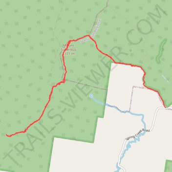 Mount Superbus and Lincoln Ridge Track trail, distance, elevation, map, profile, GPS track