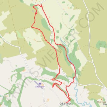 Gillamoor MTB Loop trail, distance, elevation, map, profile, GPS track