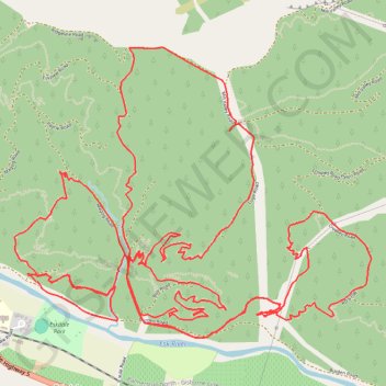Eskdale MTB trail, distance, elevation, map, profile, GPS track
