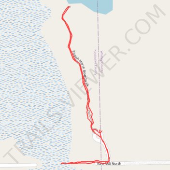 Pisgah Marsh Boardwalk trail, distance, elevation, map, profile, GPS track