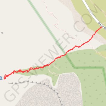 Ice Box Canyon trail, distance, elevation, map, profile, GPS track