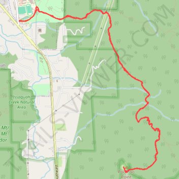 Poo-Poo Point Trail trail, distance, elevation, map, profile, GPS track
