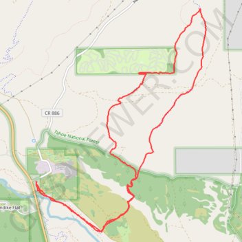 Hobart Mills - Overland trail - Exploration trail, distance, elevation, map, profile, GPS track