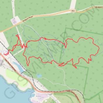 Bits of Tipporogoree MTB Trails trail, distance, elevation, map, profile, GPS track