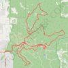 Noolbenger and Borhn MTB loops in John Forrest National Park trail, distance, elevation, map, profile, GPS track