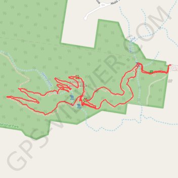 Kondalilla Falls - Rock Pools Loop trail, distance, elevation, map, profile, GPS track